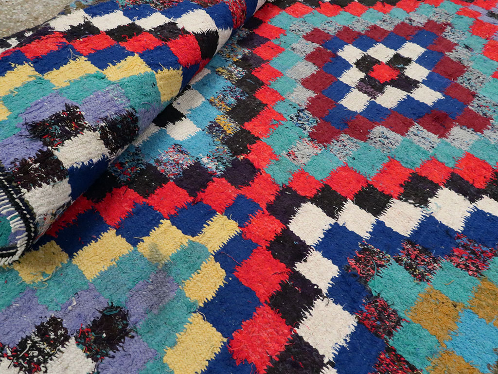 Vintage Persian Flatweave Kilim, No.26092 - Staging