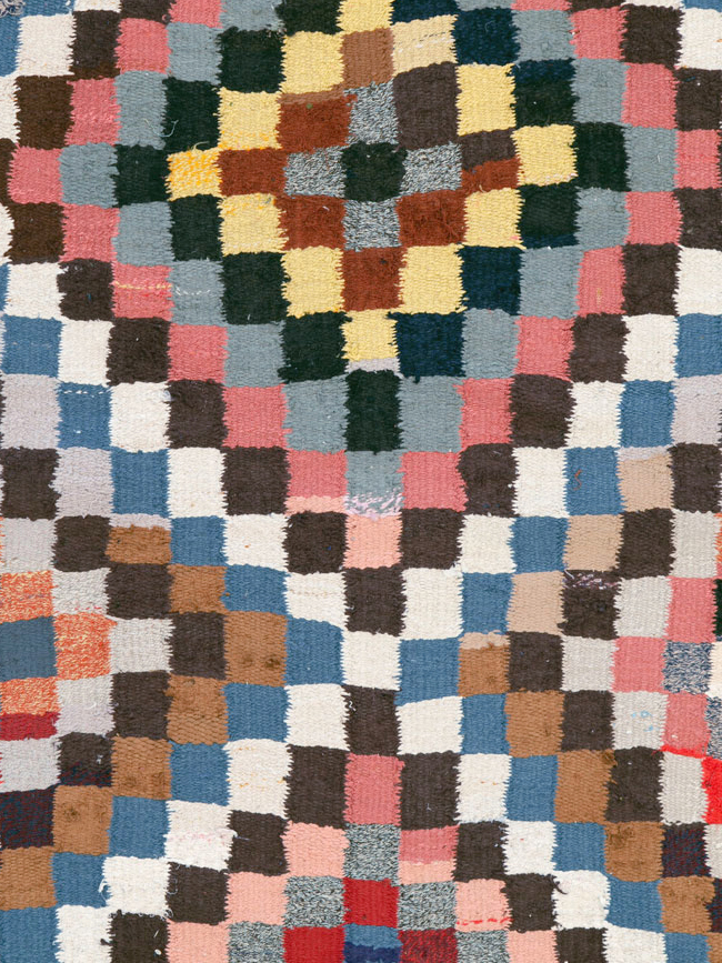 Vintage Persian Flatweave, No.26094 - Staging