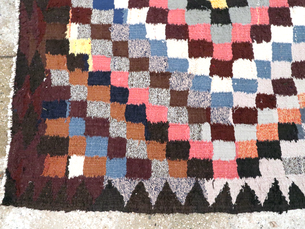 Vintage Persian Flatweave, No.26094 - Staging