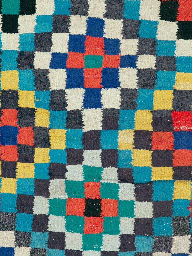 Vintage Persian Flatweave, No.26096 - Staging