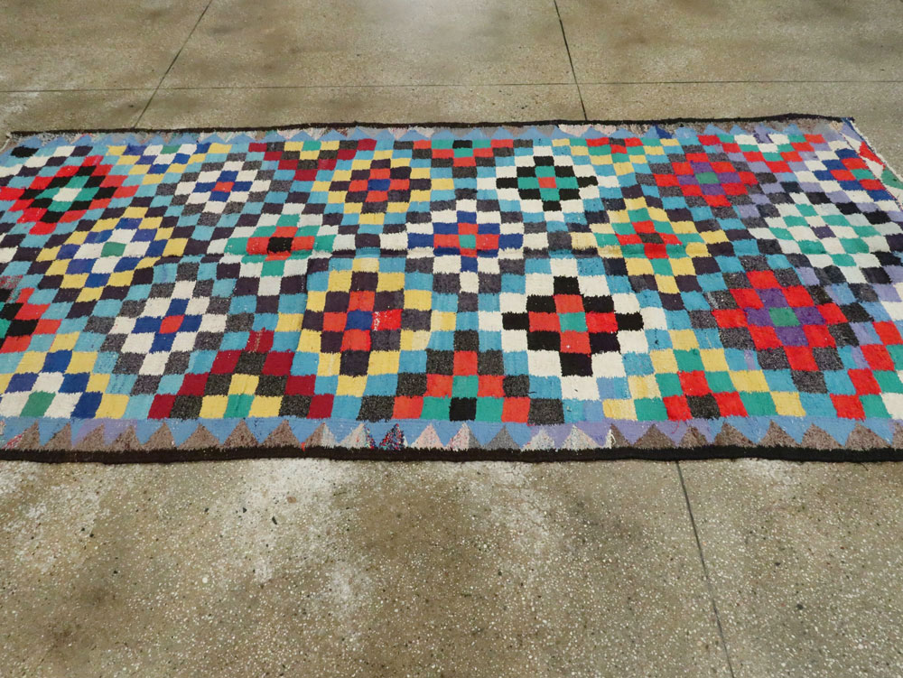 Vintage Persian Flatweave, No.26096 - Staging