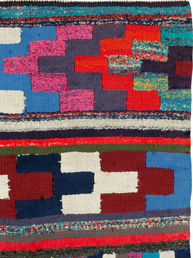 Vintage Persian Flatweave, No.26097 - Staging