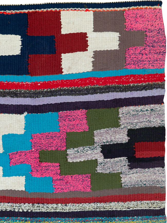 Vintage Persian Flatweave, No.26106 - Staging