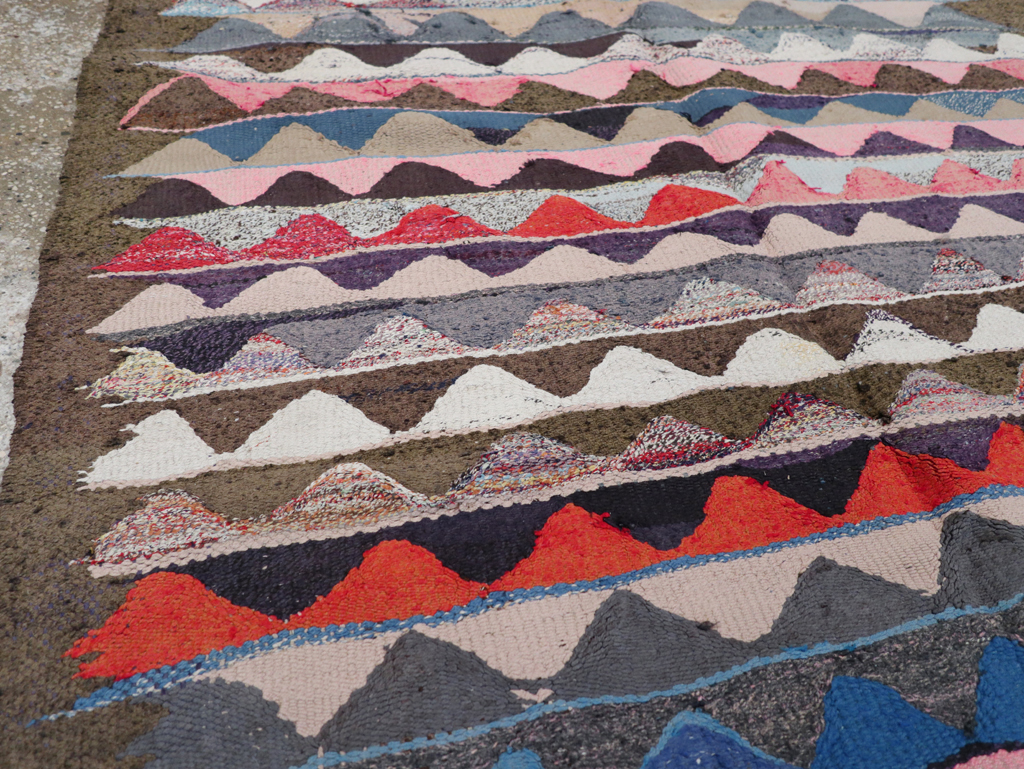 Vintage Persian Flatweave, No.26112 - Staging