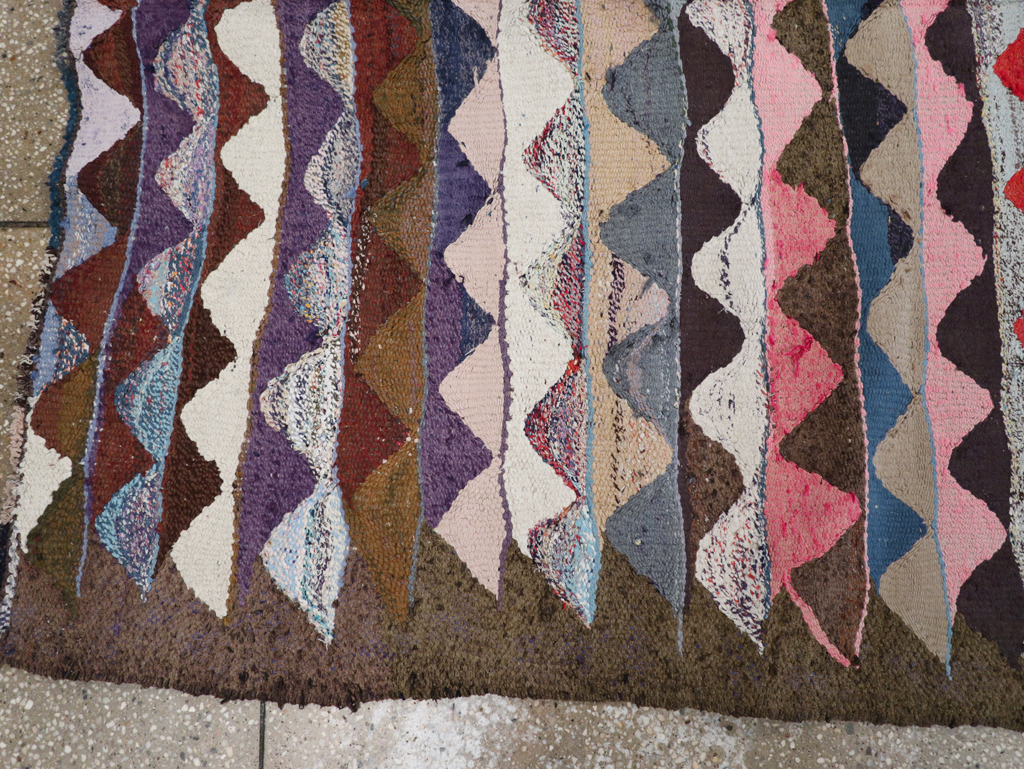 Vintage Persian Flatweave, No.26112 - Staging