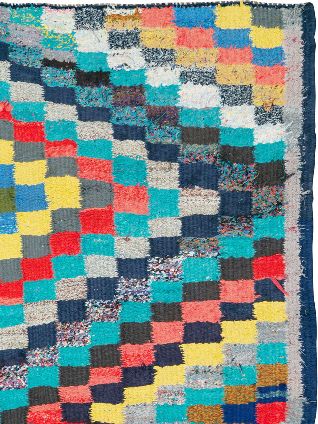 Vintage Persian Flatweave, No.26113 - Staging