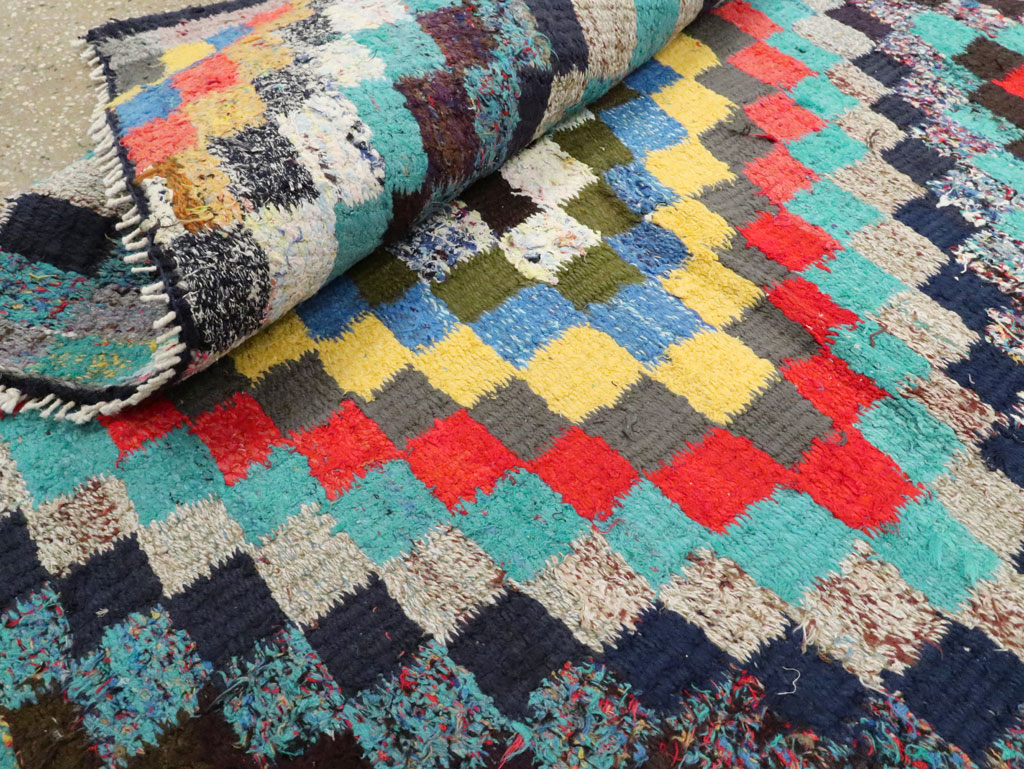 Vintage Persian Flatweave, No.26113 - Staging