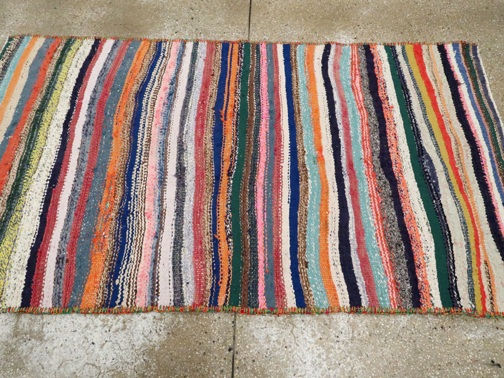 Vintage Persian Flatweave, No.26114 - Staging