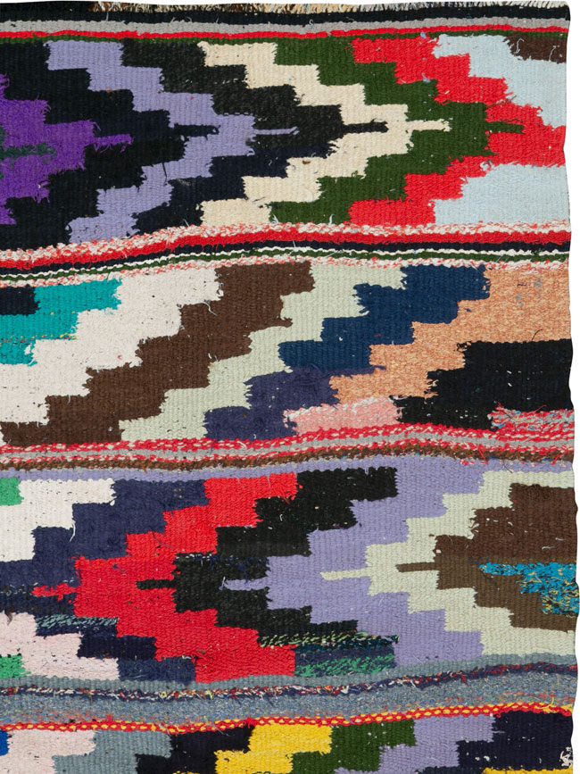 Vintage Persian Flatweave, No.26117 - Staging