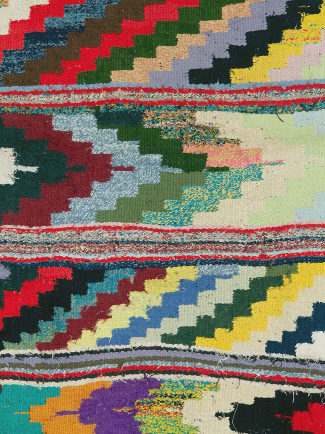 Vintage Persian Flatweave, No.26119 - Staging