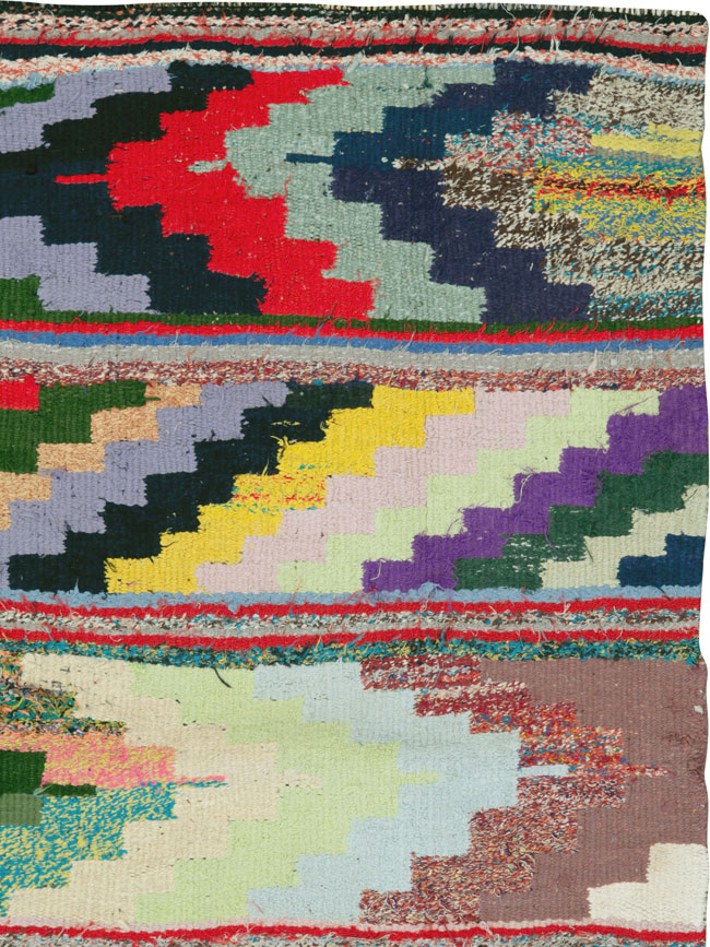 Vintage Persian Flatweave, No.26119 - Staging