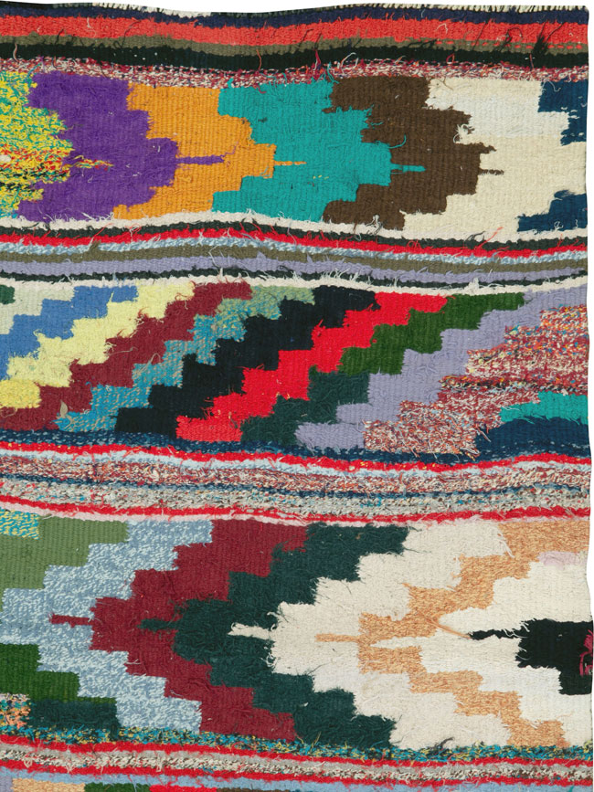 Vintage Persian Flatweave, No.26119 - Staging