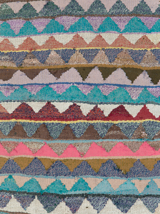 Vintage Persian Flatweave, No.26123 - Staging