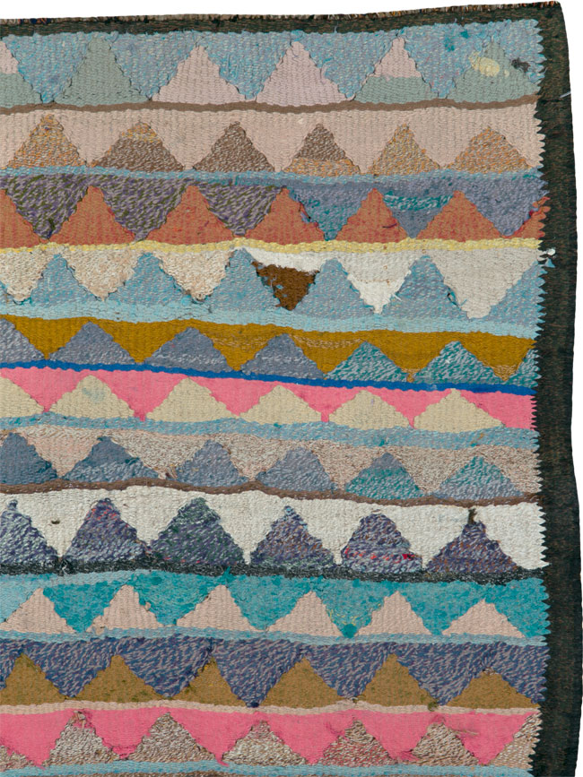 Vintage Persian Flatweave, No.26123 - Staging