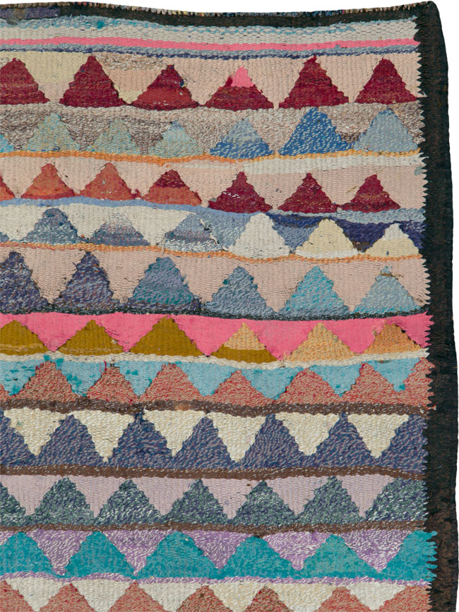 Vintage Persian Flatweave, No.26123 - Staging