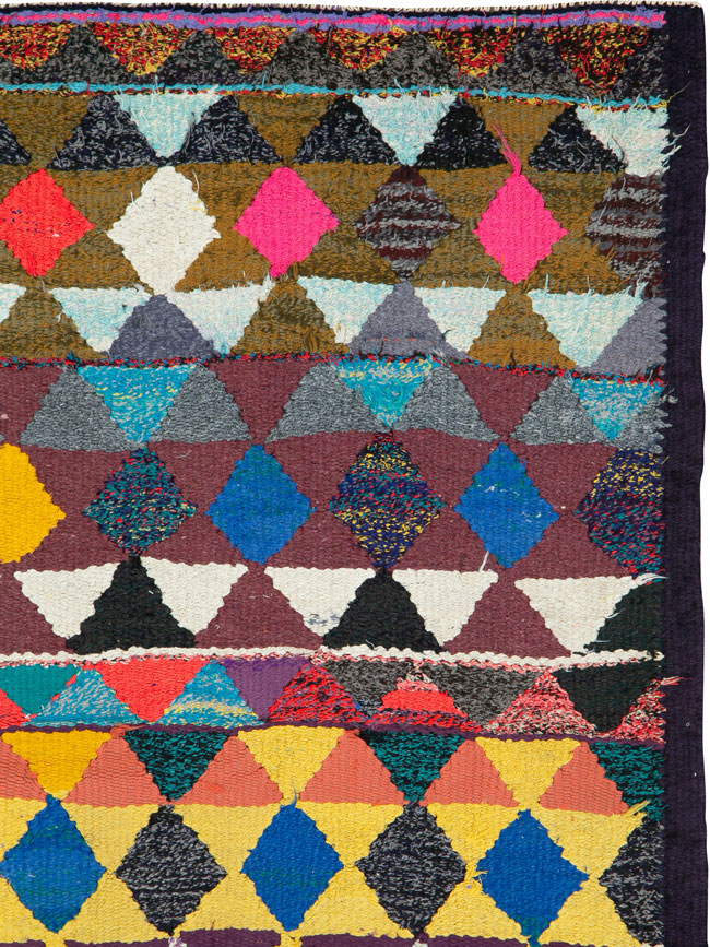 Vintage Persian Flatweave, No.26124 - Staging