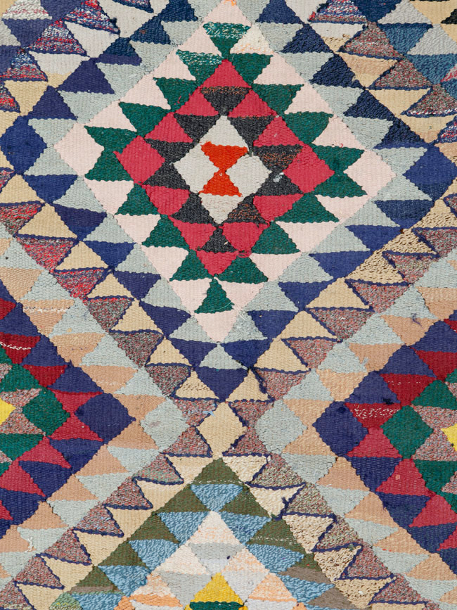Vintage Persian Flatweave, No.26127 - Staging