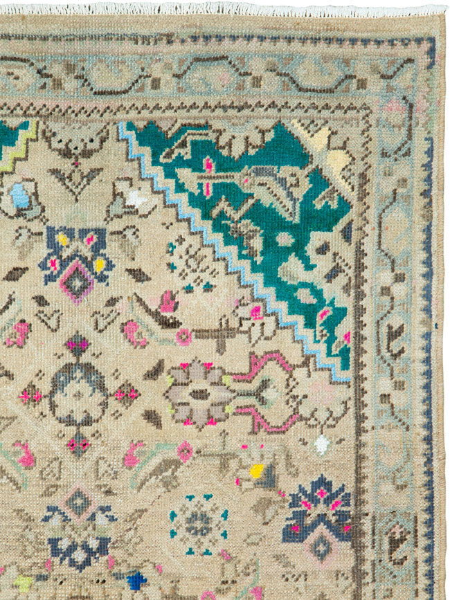 Vintage Persian Hamadan Rug, No.26128 - Staging