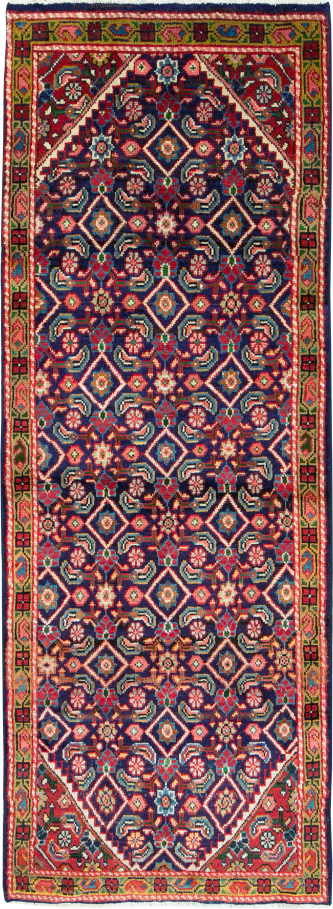 Vintage Persian Mahal Runner, No.26130 - Staging