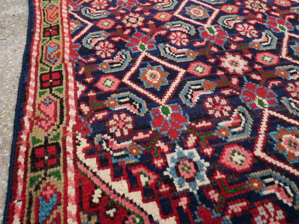 Vintage Persian Mahal Runner, No.26130 - Staging