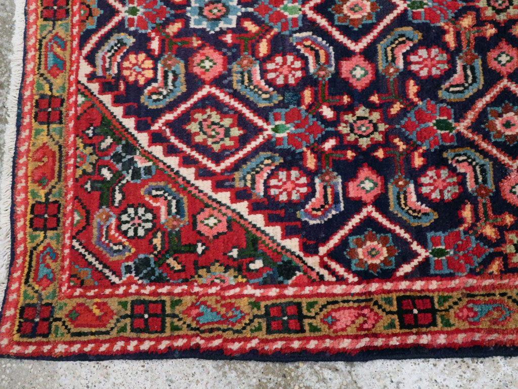 Vintage Persian Mahal Runner, No.26130 - Staging