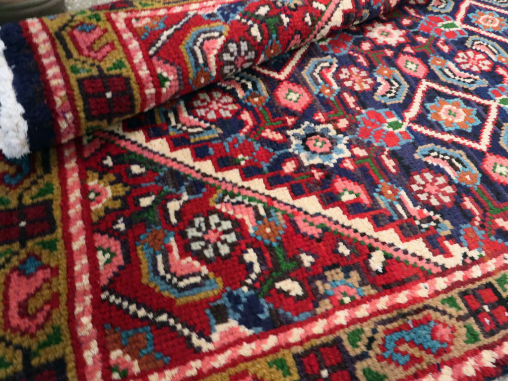 Vintage Persian Mahal Runner, No.26130 - Staging