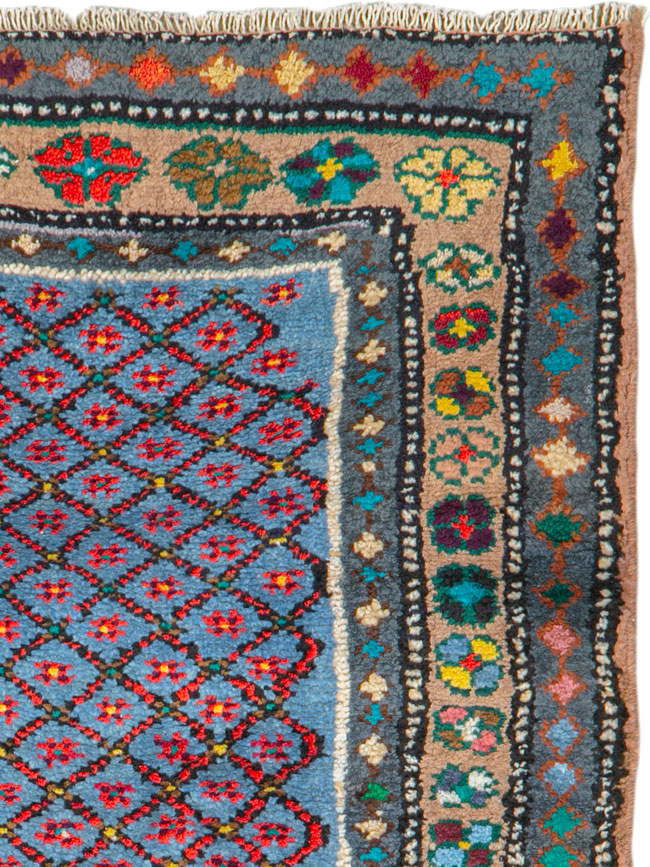 Vintage Persian Hamadan Rug, No.26134 - Staging