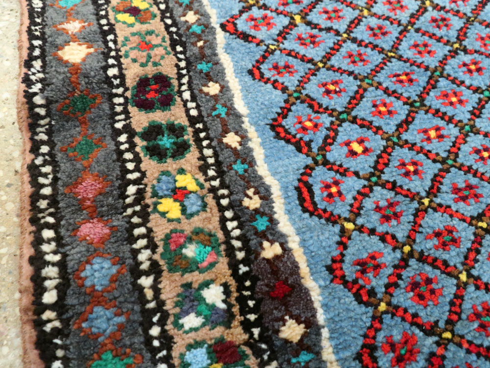 Vintage Persian Hamadan Rug, No.26134 - Staging