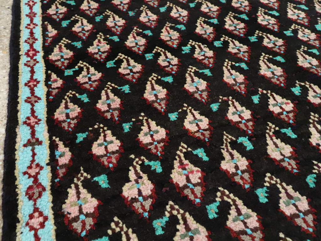 Vintage Persian Hamadan Rug (Pair: 1 of 2), No.26147 - Staging