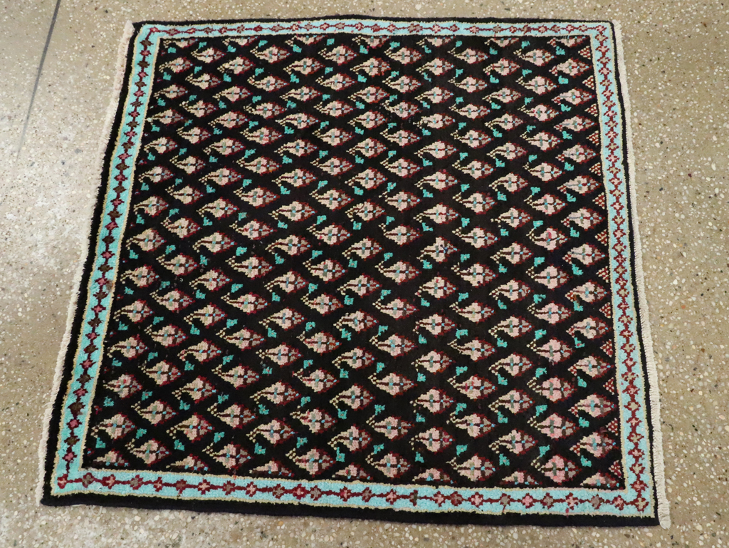 Vintage Persian Hamadan Rug (Pair: 1 of 2), No.26147 - Staging