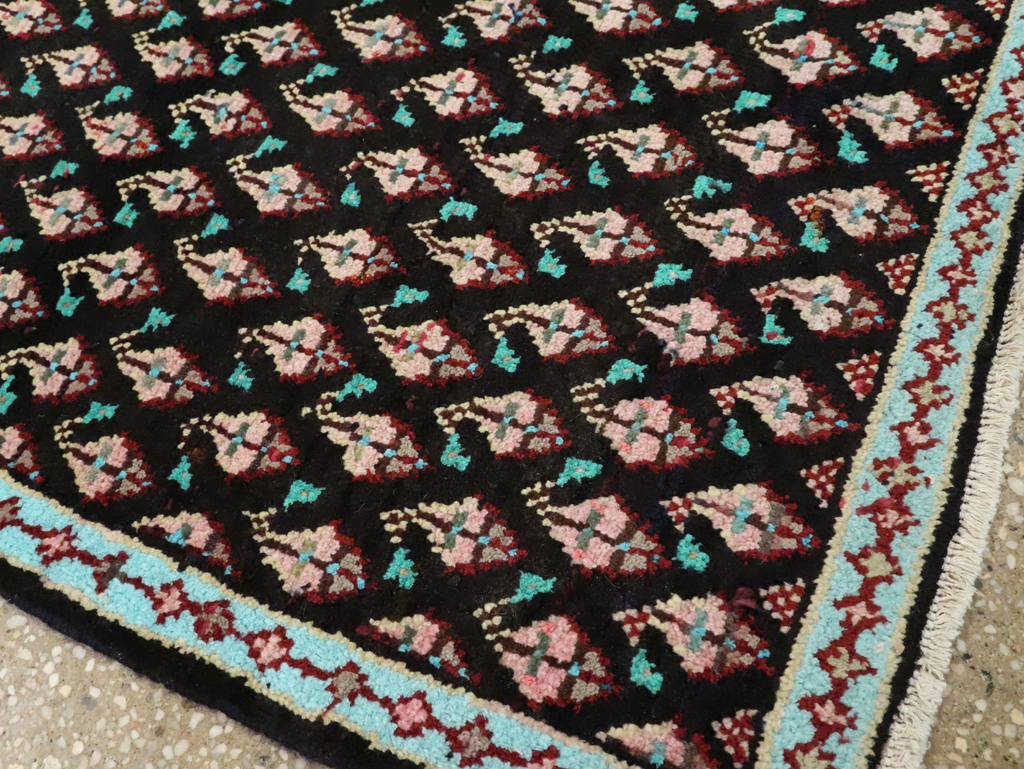 Vintage Persian Hamadan Rug (Pair: 1 of 2), No.26147 - Staging