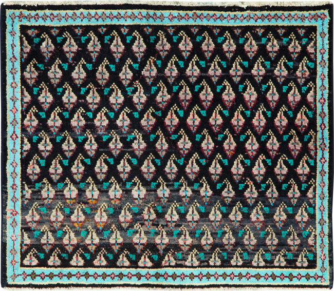Vintage Persian Hamadan Rug (Pair: 2 of 2), No.26148 - Staging