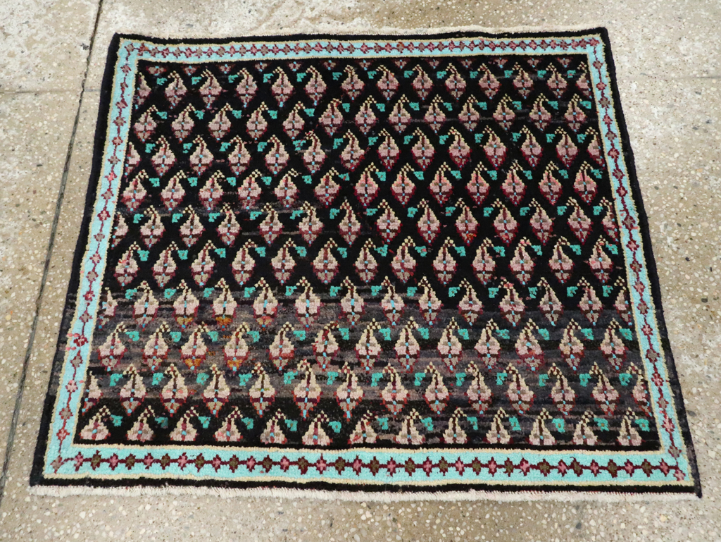 Vintage Persian Hamadan Rug (Pair: 2 of 2), No.26148 - Staging