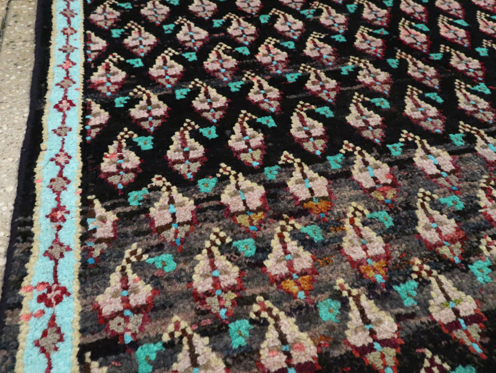 Vintage Persian Hamadan Rug (Pair: 2 of 2), No.26148 - Staging