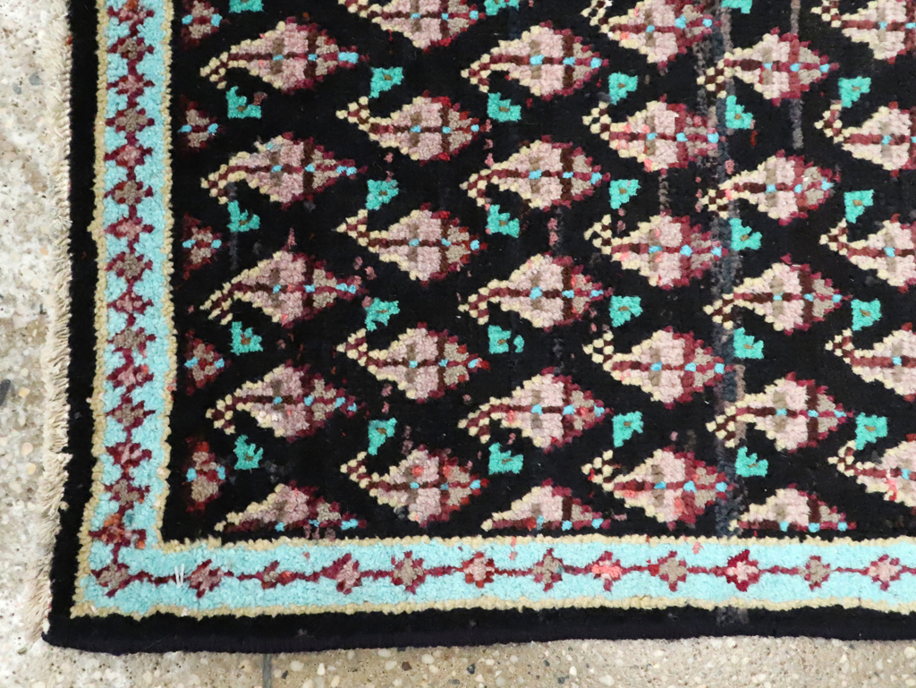 Vintage Persian Hamadan Rug (Pair: 2 of 2), No.26148 - Staging