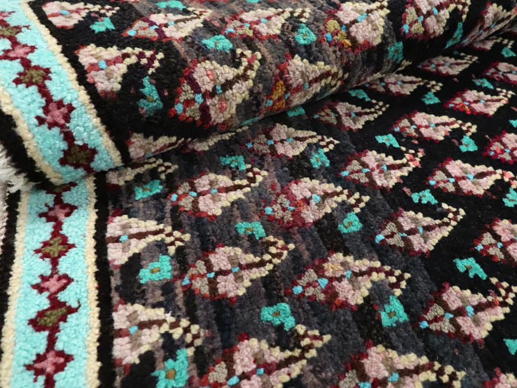Vintage Persian Hamadan Rug (Pair: 2 of 2), No.26148 - Staging