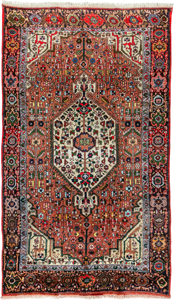 Vintage Persian Hamadan Rug, No.26149 - Staging