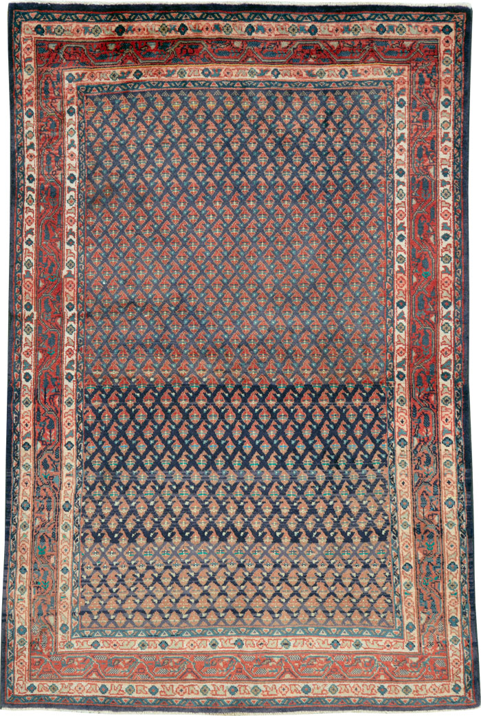 Vintage Persian Malayer Rug, No.26153 - Staging