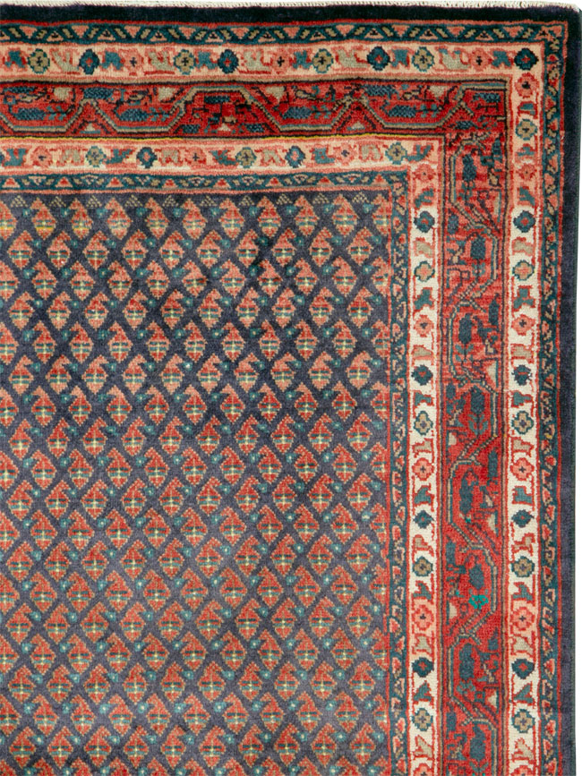Vintage Persian Malayer Rug, No.26153 - Staging