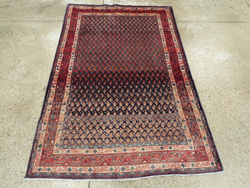 Vintage Persian Malayer Rug, No.26153 - Staging