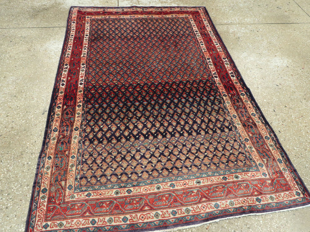 Vintage Persian Malayer Rug, No.26153 - Staging