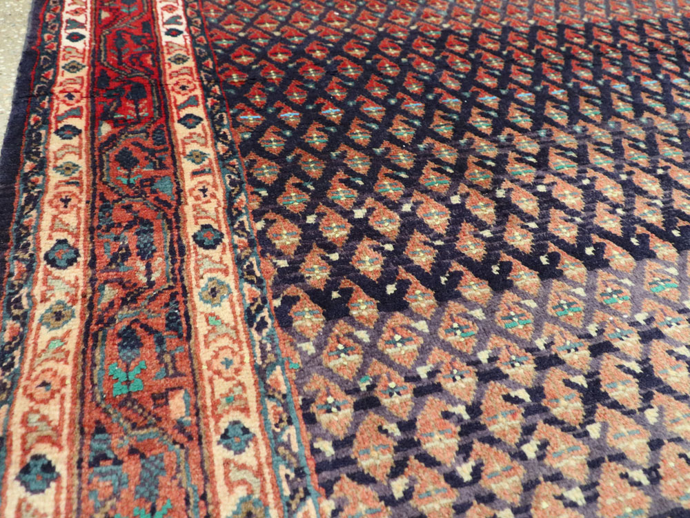 Vintage Persian Malayer Rug, No.26153 - Staging