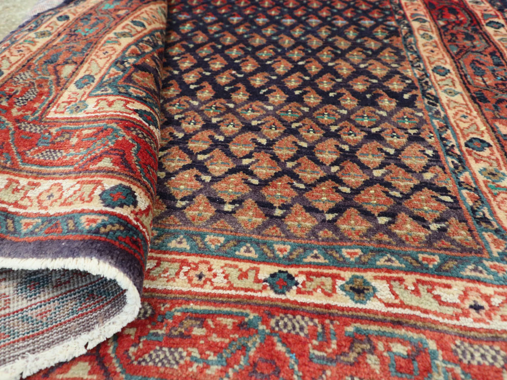 Vintage Persian Malayer Rug, No.26153 - Staging