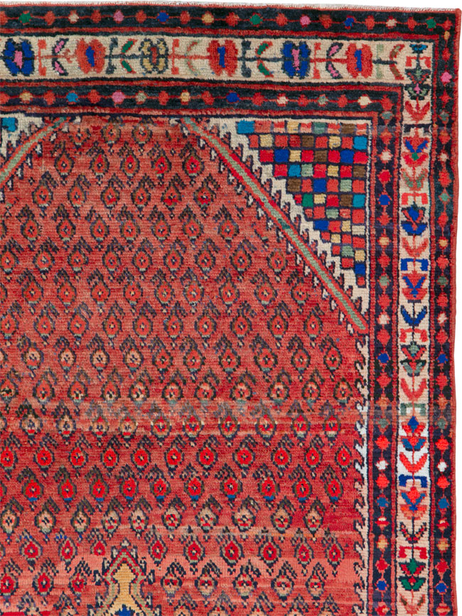 Vintage Persian Malayer Rug, No.26158 - Staging