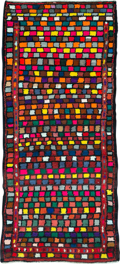 Vintage Persian Mahal Rug, No.26160 - Staging