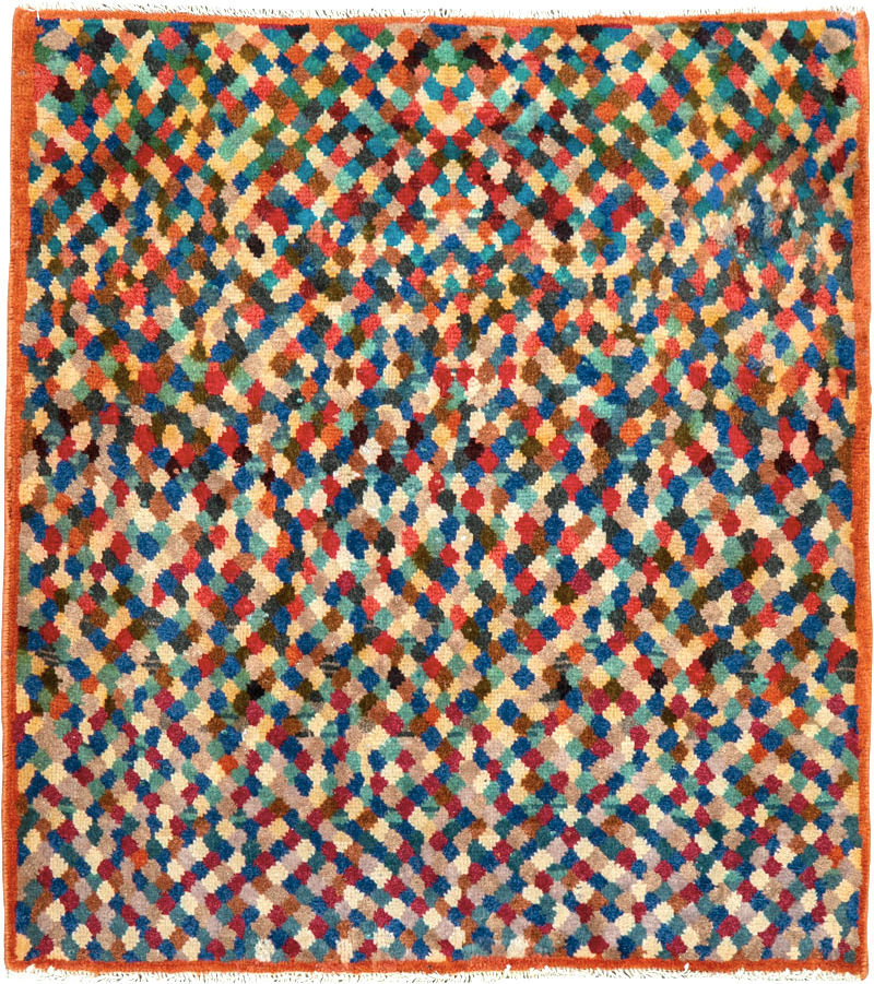 Vintage Persian Mahal Rug, No.26164 - Staging