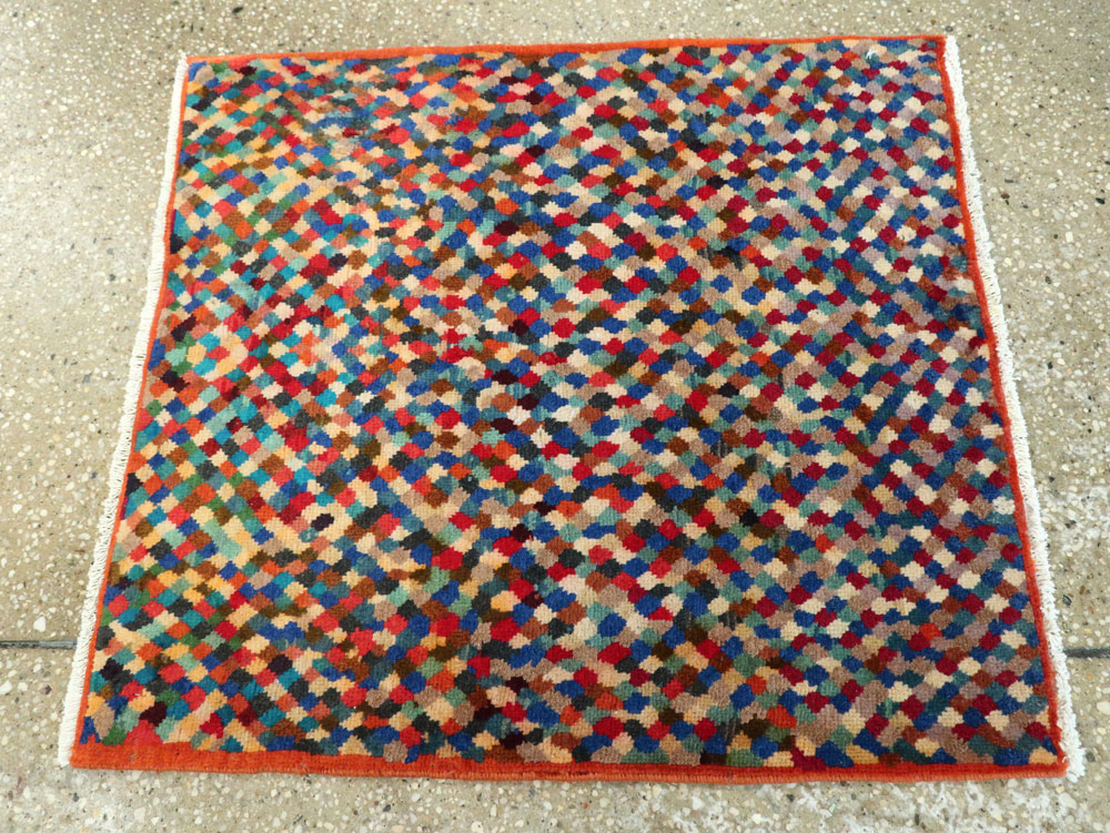 Vintage Persian Mahal Rug, No.26164 - Staging