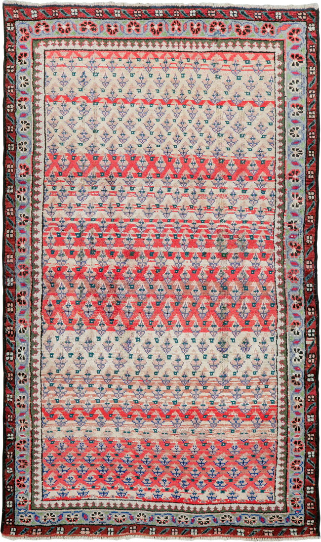 Vintage Persian Malayer Rug, No.26174 - Staging