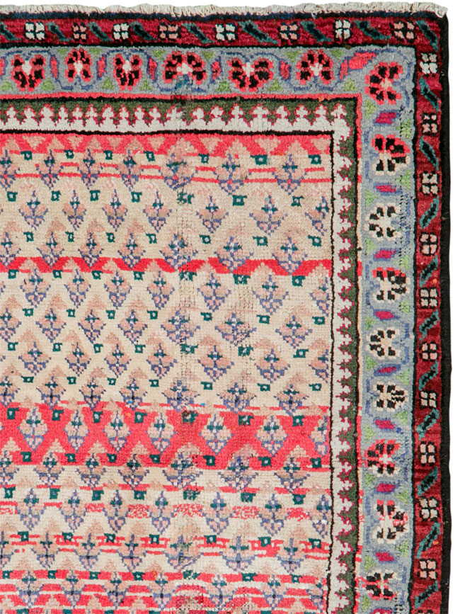 Vintage Persian Malayer Rug, No.26174 - Staging