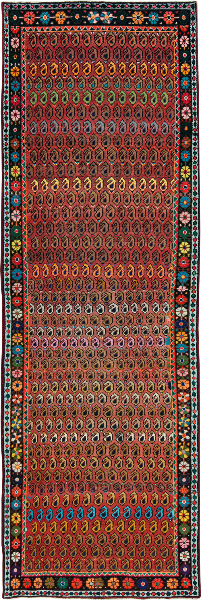 Antique Persian Hamadan Runner, No.26184 - Staging